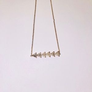 Slate gold necklace